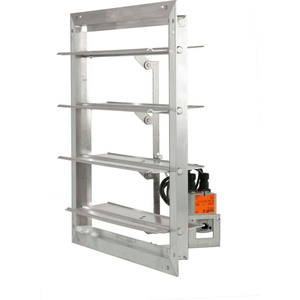 ALUMINUM FLANGED MOTORIZED DAMPER 36" by Air Conditioning Products Company