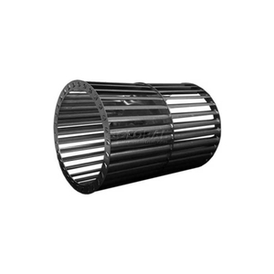 DOUBLE INLET BLOWER WHEEL, 4-3/4" DIA., CW, 3450 RPM, 1/2" BORE, 5-1/8"W, ALUMINUM by Lau DOUBLE INLET BLOWER WHEEL, 4-3/4" DIA., CW, 3450 RPM, 1/2" BORE, 5-1/8"W, ALUMINUM by Lau