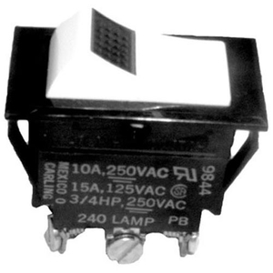 ROCKER SWITCH 7/8 X 1-1/2 DPDT CTR-OFF by Star Manufacturing