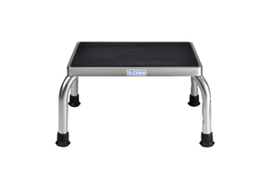 STEP STOOL 1260 STAINLESS STEEL W/HANDRAIL by Blickman