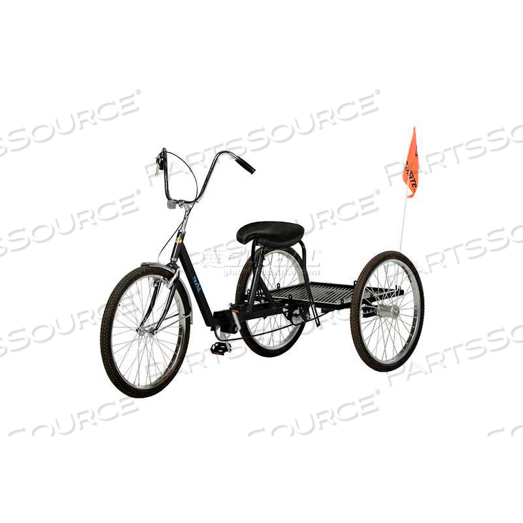 MOVER TRICYCLE 550LB CAPACITY 3 SPEED COASTER BRAKE W/ 20" WHEELS BLACK by Worksman Trading Corp MOVER TRICYCLE 550LB CAPACITY 3 SPEED COASTER BRAKE W/ 20" WHEELS BLACK by Worksman Trading Corp
