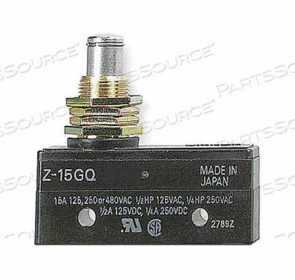 SNAP SWITCH 15A SPDT PANEL MOUNT PLUNGER by Omron - Electronic Division