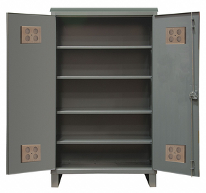 SHELVING CABINET 78 H 48 W GRAY by Durham Manufacturing Company