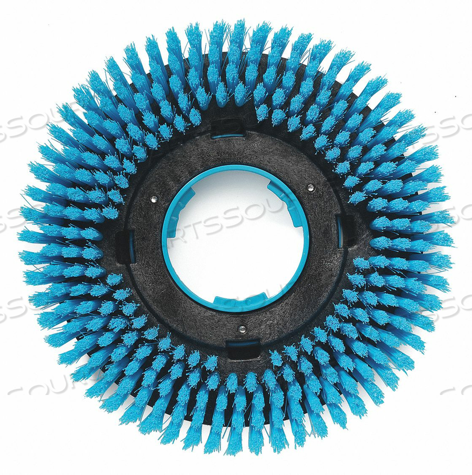 FLOOR MACHINE BRUSH BLU 12 PAD ROUND PR by I-Mop