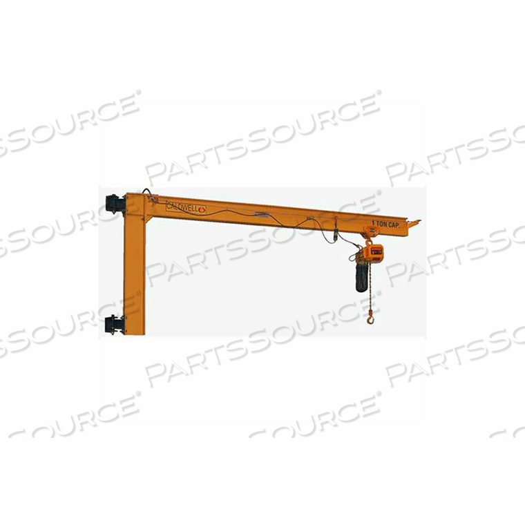 WALL MOUNT CANTILEVER JIB, 1/2 TON CAPACITY, 20' SPAN 