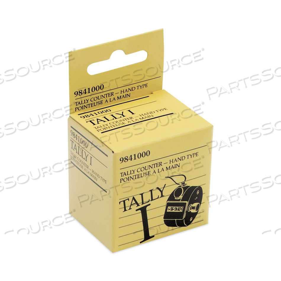 TALLY I HAND MODEL TALLY COUNTER, REGISTERS 0-9999, CHROME by Bates