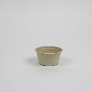 SAMPLE PORTION CUPS, 2 OZ., 1-1/4"DIA., WHEAT STALK FIBER, 2000 PCS. by Total Papers