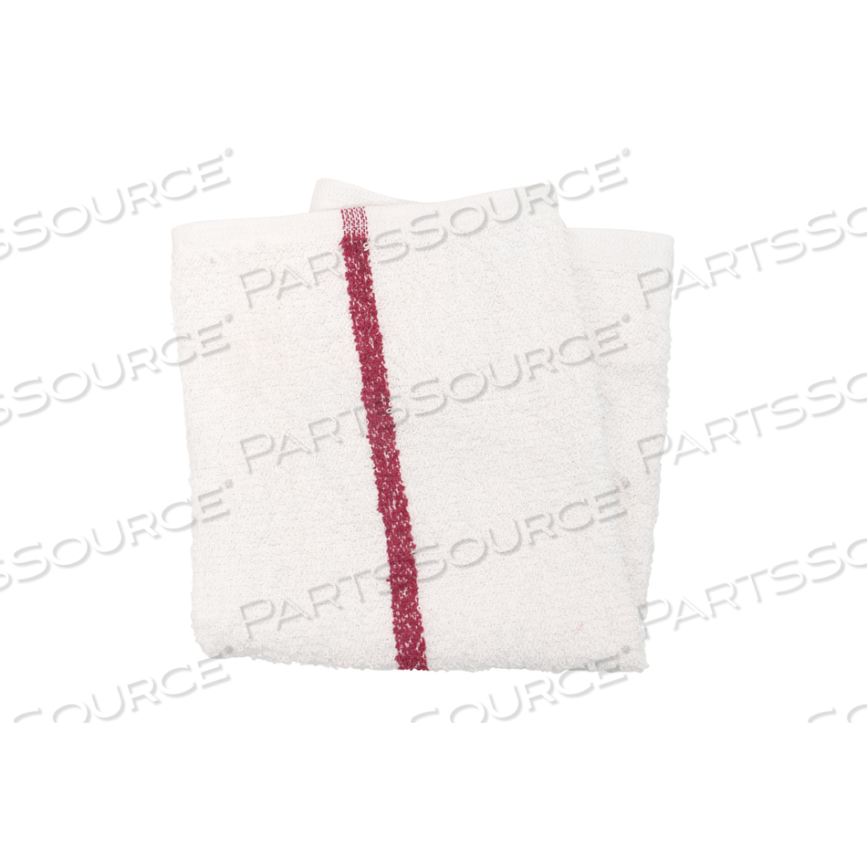 QWICK WICK BAR MOP TOWELS RED STRIPE by Monarch Brands Inc.