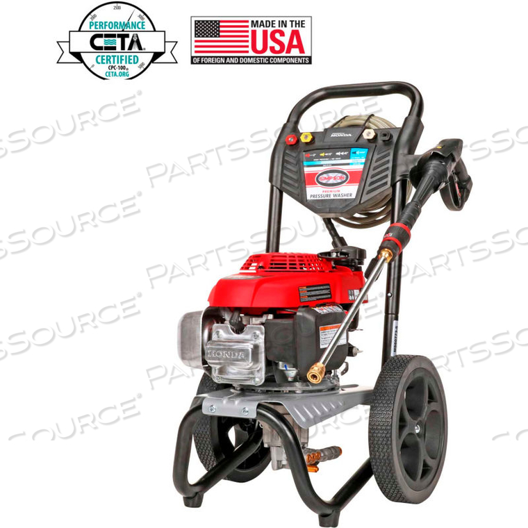 MEGASHOT 2800 PSI 2.3 GPM COLD WATER PREMIUM RESIDENTIAL GAS PRESSURE WASHER 