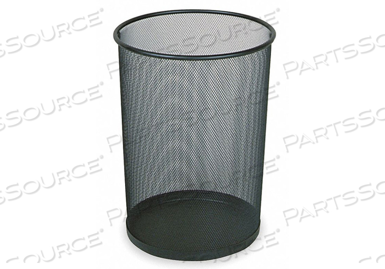 WASTEBASKET ROUND 5 GAL. BLACK 