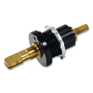 CABLE CONNECTOR, 4 TO 8 AWG, RECEPTACLE, RED, PANEL MOUNTING by Crouse Hinds