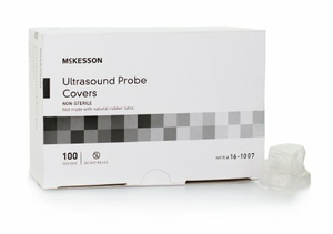 ULTRASOUND PROBE COVER 1 X 9 INCH POLYURETHANE NONSTERILE FOR USE WITH ULTRASOUND PROBE (100 PER BOX) by McKesson