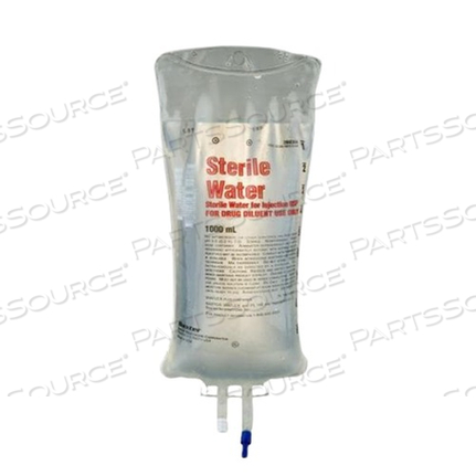1000ML STERILE IV SOLUTION WATER FOR INJECTION, PRESERVATIVE FREE by Baxter Healthcare Corp.