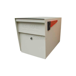 MAIL BOSS LOCKING SECURITY CURBSIDE MAILBOX WHITE by Epoch Design LLC Dba Mail Boss MAIL BOSS LOCKING SECURITY CURBSIDE MAILBOX WHITE by Epoch Design LLC Dba Mail Boss