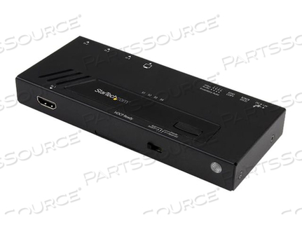 SWITCH BETWEEN FOUR HDMI SOURCES ON A SINGLE HDMI DISPLAY W/ 4K VIDEO RESOLUTION by StarTech.com Ltd.