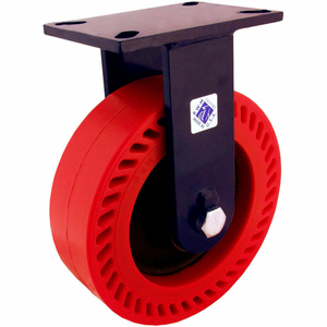 76 SERIES 6" URETHANE ON IRON WHEEL RIGID CASTER by RWM