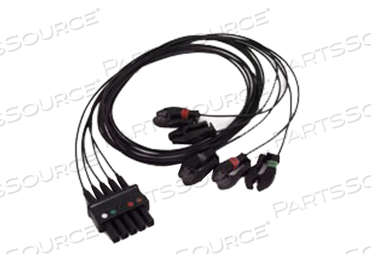 1.2M AHA RADIOLUCENT 5-LEAD CABLE SET by Change Healthcare Technologies LLC