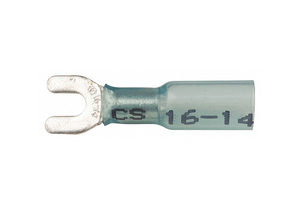 FORK TERMINAL STD #6 STUD BLUE PK10 by Velvac