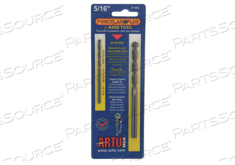 PORCELAIN TILE DRILL BIT 5/16 IN by Artu PORCELAIN TILE DRILL BIT 5/16 IN by Artu