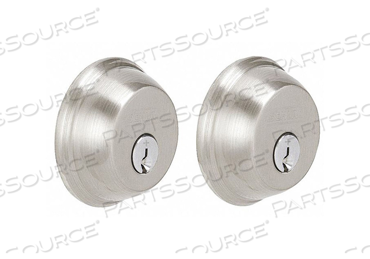 DEADBOLT SATIN NICKEL DOUBLE CYLINDER by Schlage Lock DEADBOLT SATIN NICKEL DOUBLE CYLINDER by Schlage Lock