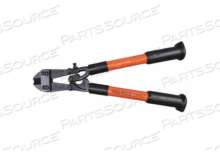 BOLT CUTTER, FIBERGLASS HANDLES, 18-1/4" LONG by Klein Tools BOLT CUTTER, FIBERGLASS HANDLES, 18-1/4" LONG by Klein Tools