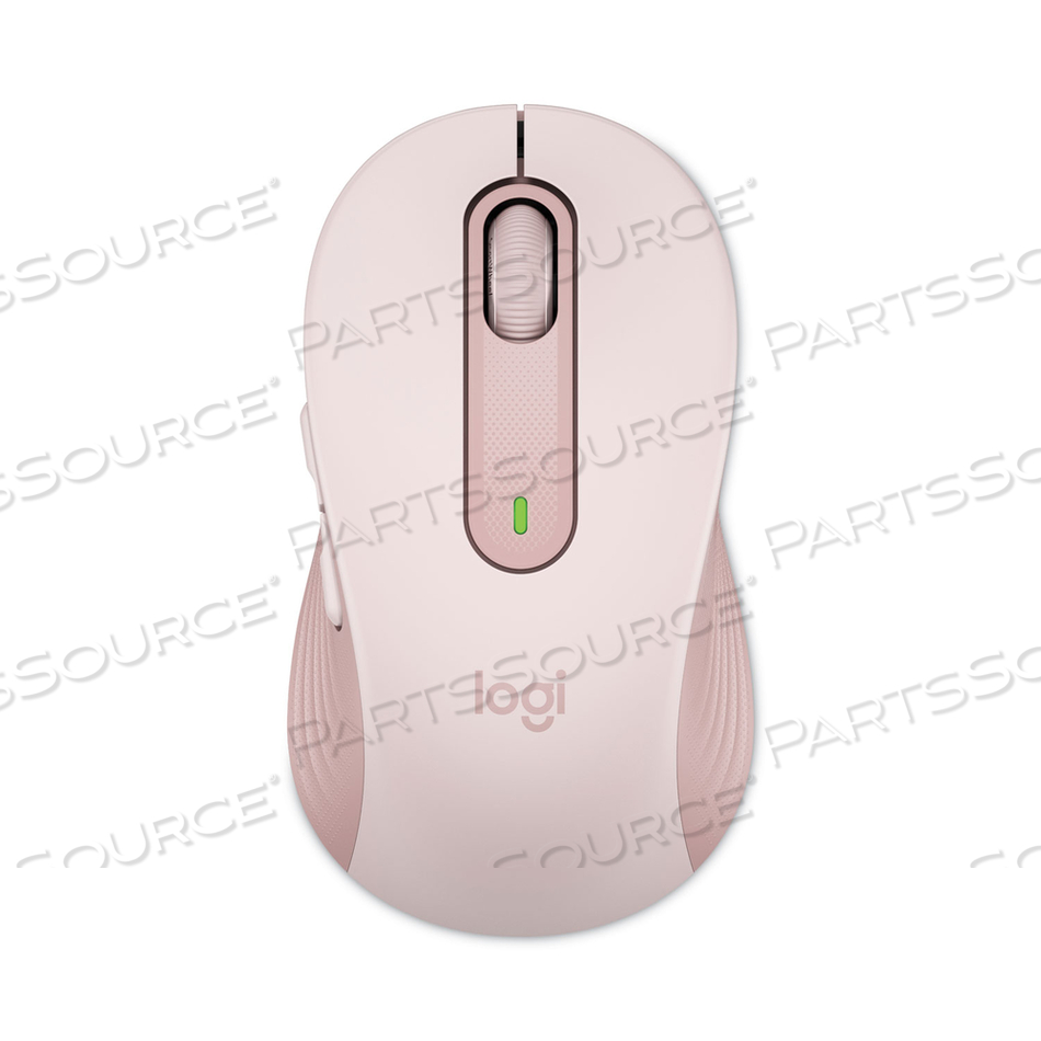 SIGNATURE M650, MOUSE, SMALL HANDS, RIGHT AND LEFT-HANDED, WIRELESS, BLUETOOTH, 2.4 GHZ, LOGI BOLT USB RECEIVER, ROSE 