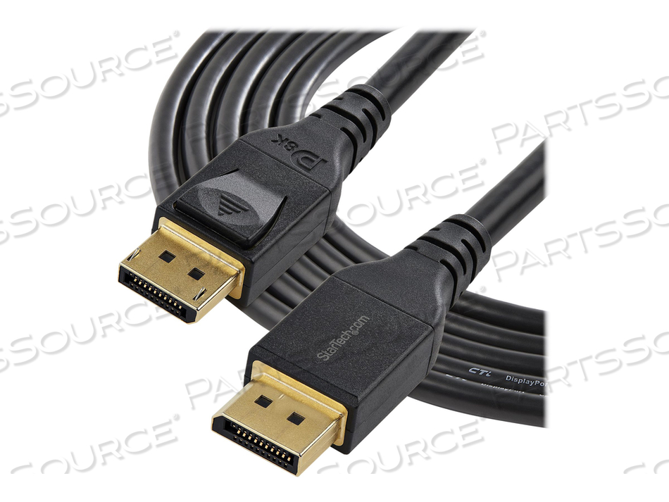 13FT/4M VESA CERTIFIED DISPLAYPORT 1.4 CABLE, 8K 60HZ HBR3 HDR, SUPER UHD DISPLAYPORT TO DISPLAYPORT MONITOR CORD, ULTRA HD 4K 120HZ DP 1.4 by StarTech.com Ltd. 13FT/4M VESA CERTIFIED DISPLAYPORT 1.4 CABLE, 8K 60HZ HBR3 HDR, SUPER UHD DISPLAYPORT TO DISPLAYPORT MONITOR CORD, ULTRA HD 4K 120HZ DP 1.4 by StarTech.com Ltd.