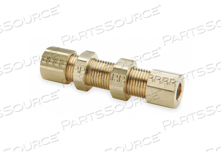 BULKHEAD UNION BRASS COMP 1/4IN PK10 by Parker Hannifin Corporation BULKHEAD UNION BRASS COMP 1/4IN PK10 by Parker Hannifin Corporation