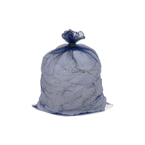 MESH BAG W/ DUAL GRIP RUBBER CLOSURE, BLUE, 30X40, MEDIUM WEIGHT by H.G. Maybeck Company