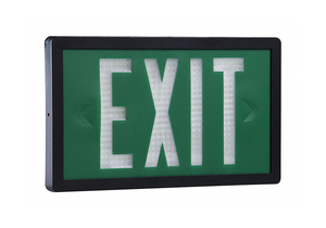 SELF-LUMINOUS EXIT SIGN 10 YR. 1 FACE by Isolite