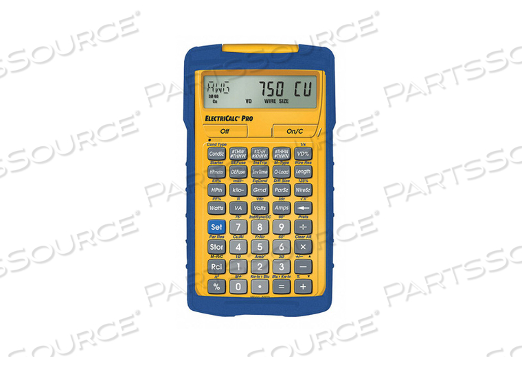 ELECTRICAL CALCULATOR 8-1/4 X 6 IN LCD by Calculated Industries ELECTRICAL CALCULATOR 8-1/4 X 6 IN LCD by Calculated Industries