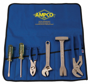 HAZMAT NONSPARKING TOOL SET 6 PC. by Ampco Safety Tools