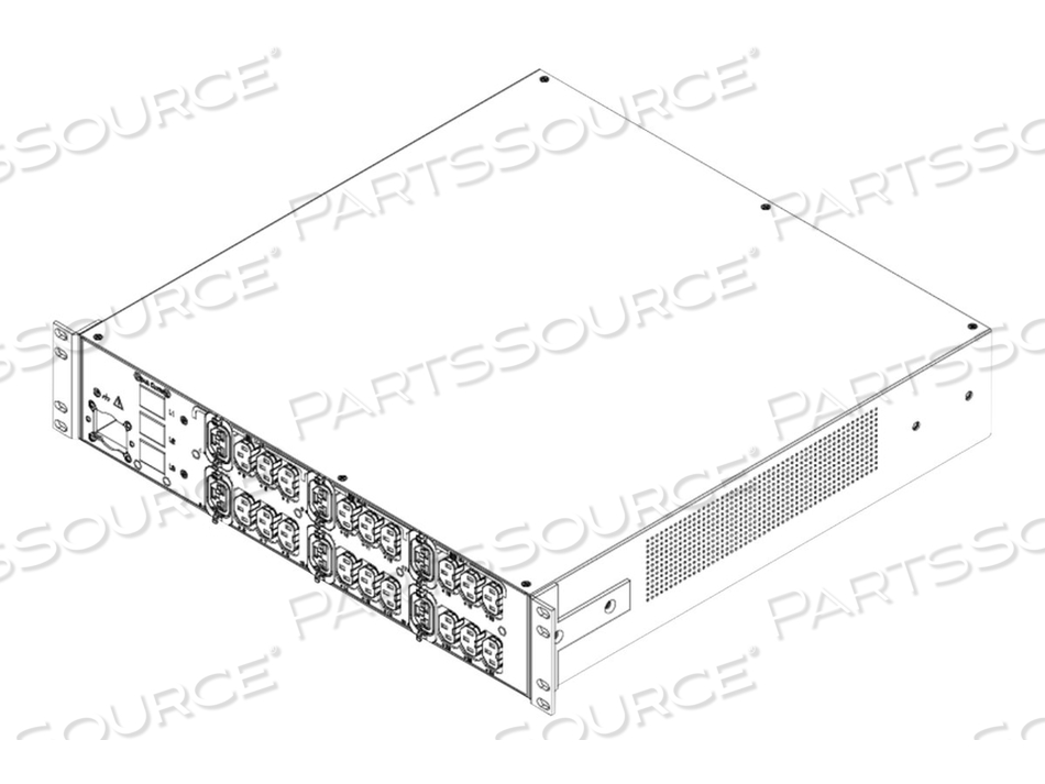 PRO2 SWITCHED POPS C2WG24SN-YCLN5D6, MASTER, POWER DISTRIBUTION UNIT (RACK-MOUNTABLE), AC 208 V, 8.6 KW, ETHERNET 10/100, RS-232, INPUT: NEM by Server Technology