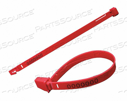 FIXED TRUCK STAMP SEAL RED PK250 by ELC Security Products FIXED TRUCK STAMP SEAL RED PK250 by ELC Security Products