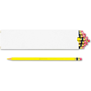 COL-ERASE PENCIL WITH ERASER - YELLOW LEAD/BARREL - DOZEN by Prismacolor