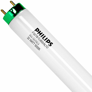 F32T8/950/ALTO 4' FLUORESCENT T8 LAMP, 32W, 2600 LUMENS, 5000K, MEDIUM BI-PIN by Philips Lighting