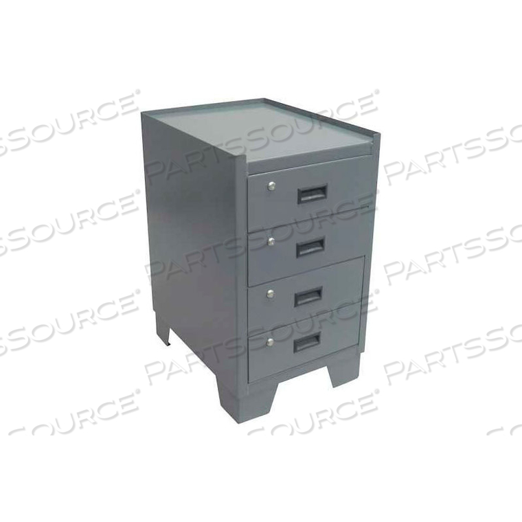 HEAVY DUTY NARROW CABINET - 4 DRAWER, 18"W X 24"D X 33"H by Jamco HEAVY DUTY NARROW CABINET - 4 DRAWER, 18"W X 24"D X 33"H by Jamco