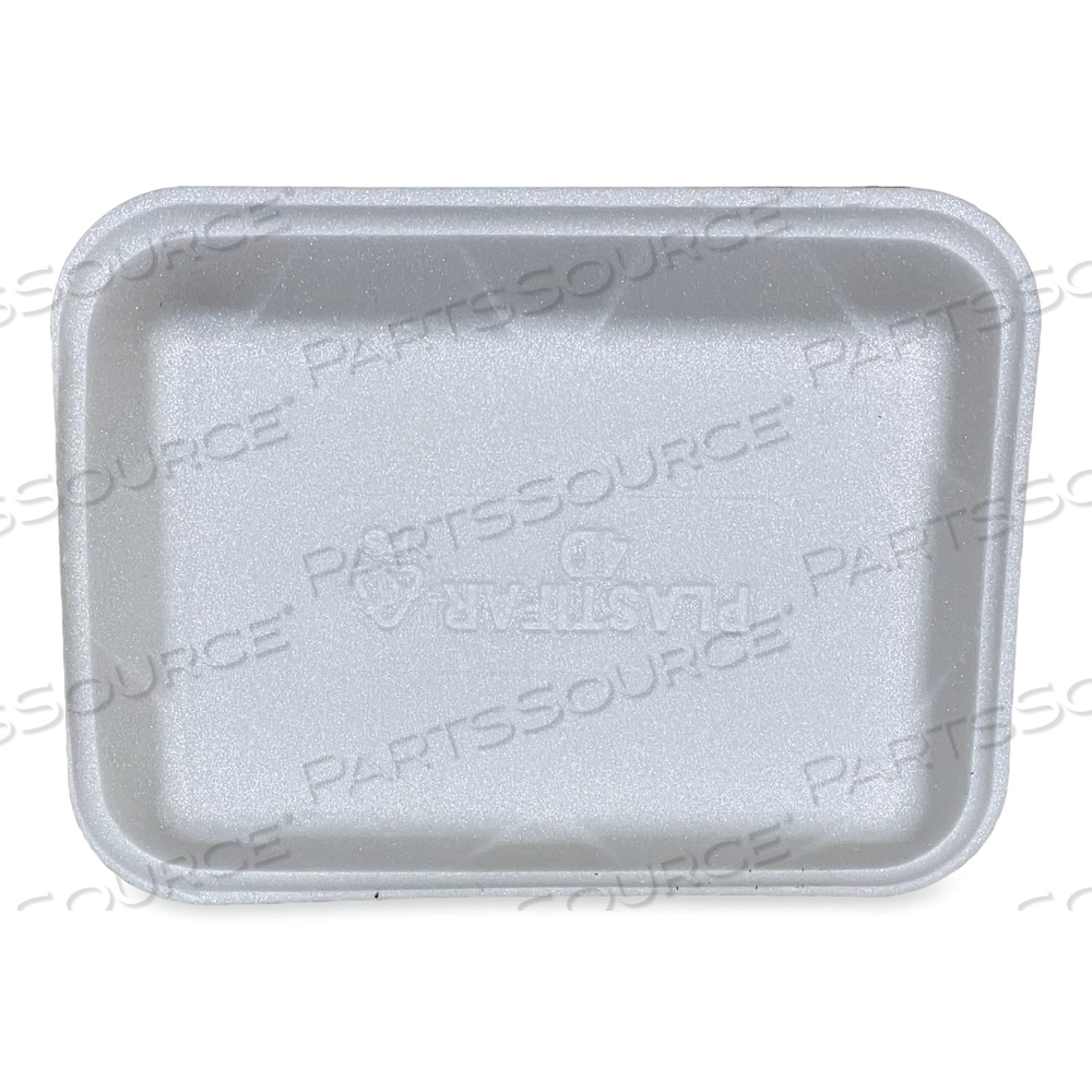 MEAT TRAYS, #4D, 9.47 X 7.12 X 1.32, WHITE by Genpak