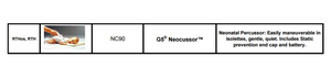 G5 NEONATAL PERCUSSOR, 11/4 IN X 6 IN by General Physiotherapy (G5)