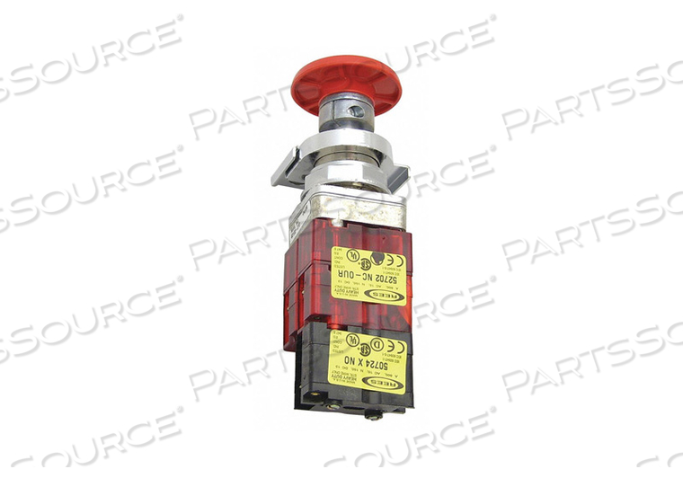 EMERGENCY STOP PUSH BUTTON DELRIN RED by Rees EMERGENCY STOP PUSH BUTTON DELRIN RED by Rees