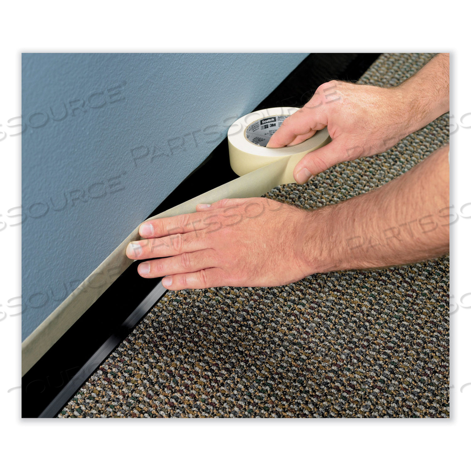 ECONOMY MASKING TAPE, 3" CORE, 1.88" X 60.1 YDS, TAN by Highland ECONOMY MASKING TAPE, 3" CORE, 1.88" X 60.1 YDS, TAN by Highland