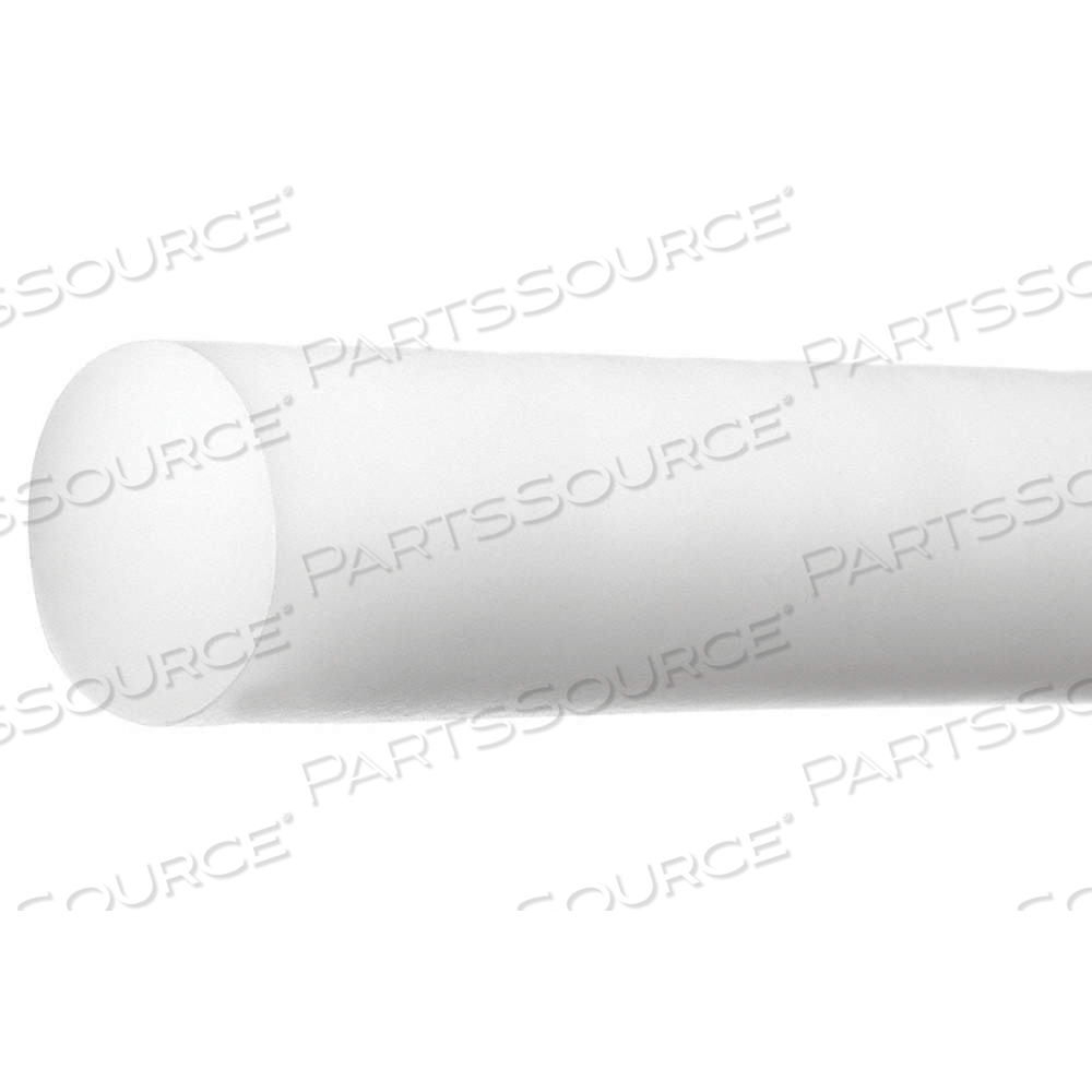 PLASTIC ROD, 2 FT PLASTIC LG, WHITE, OPAQUE, 9,600 PSI TENSILE STRENGTH, 1.2 FT-LBS/IN, RODS, STD by Approved Vendor