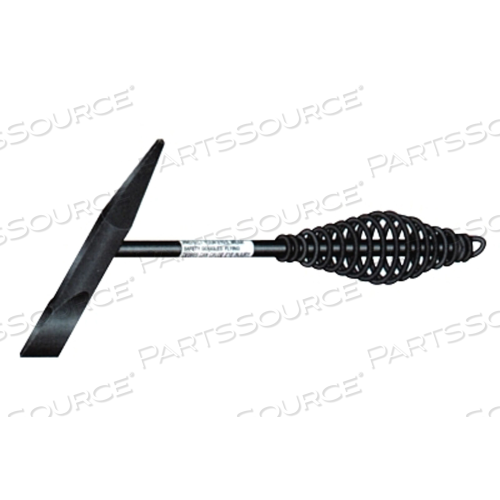 SPRING HANDLE CHIPPING HAMMER, LH-2, 10 IN, 16 OZ HEAD, CHISEL AND PICK, STEEL HANDLE by Lenco