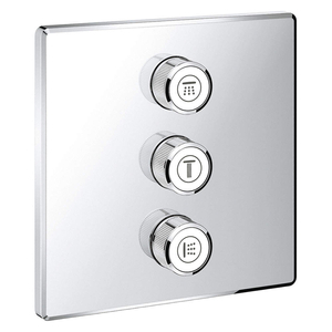 TRIPLE VOLUME CONTROL TRIM GROHE CHROME by Grohe