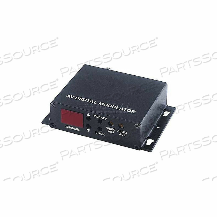 COP SECURITY MODULATOR, VIDEO & AUDIO SIGNAL TO TV CHANNEL 