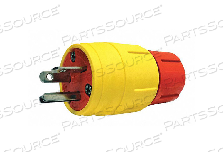 PLUG INDUSTRIAL 6-20P 20A 250VAC YELLOW by Ericson Manufacturing Co.