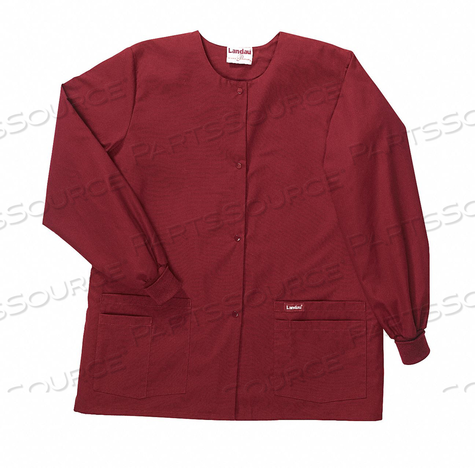 SCRUB SHIRT M WINE UNISEX by Landau