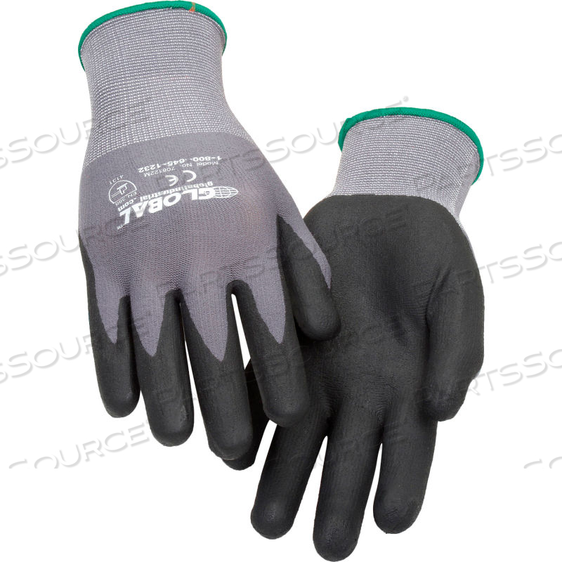 MICRO-FOAM NITRILE COATED NYLON GLOVES, 15-GAUGE, MEDIUM, 1 PAIR by Approved Vendor