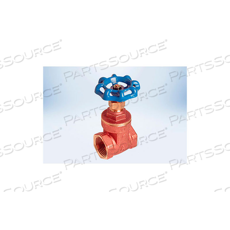 2 IN. LEAD-FREE BRASS FULL PATTERN GATE VALVE - FIP THREADED ENDS 