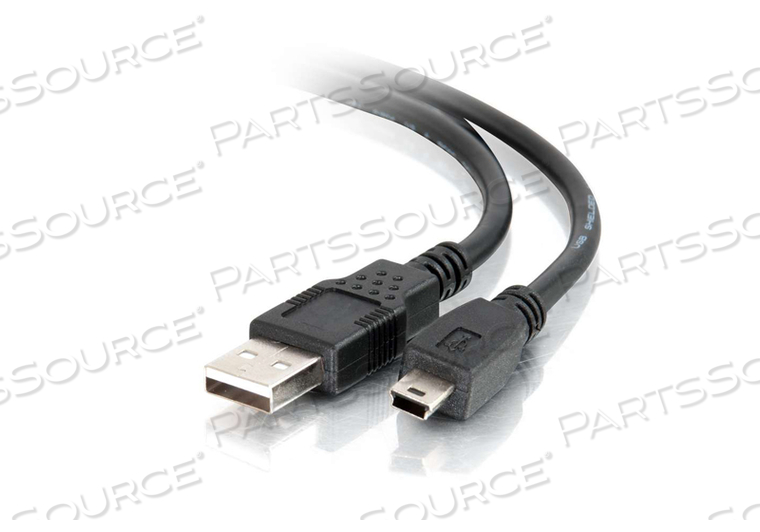 6.6FT USB 2.0 A MALE - MINI-B MALE CABLE - BLACK by Legrand AV (C2G)